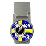 Sweden Hockey Money Clip (Round)