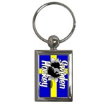 Sweden Hockey Key Chain (Rectangle)