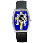 Sweden Hockey Barrel Style Metal Watch