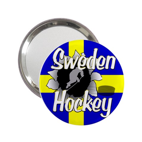 Sweden Hockey 2.25  Handbag Mirror from ArtsNow.com Front