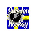 Sweden Hockey Magnet (Square)