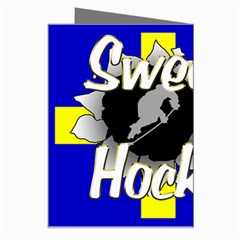 Sweden Hockey Greeting Card from ArtsNow.com Right