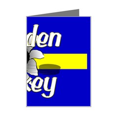 Sweden Hockey Mini Greeting Card from ArtsNow.com Left