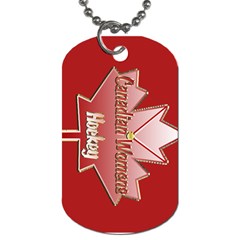 Canadian Women s Hockey Dog Tag (Two Sides) from ArtsNow.com Front