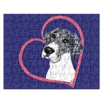 NMtlMrl Dots Heartline Jigsaw Puzzle (Rectangular)