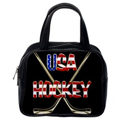 USA Hockey Classic Handbag (Two Sides) from ArtsNow.com Back