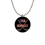 USA Hockey 1  Button Necklace