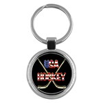 USA Hockey Key Chain (Round)