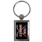 USA Hockey Key Chain (Rectangle)