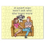 NH Smart Man Jigsaw Puzzle (Rectangular)