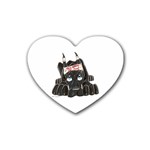 CBlk Pup space for rent Rubber Coaster (Heart)