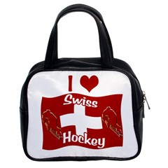 Swiss Hockey Classic Handbag (Two Sides) from ArtsNow.com Front