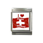 Swiss Hockey Italian Charm (13mm)