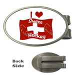 Swiss Hockey Money Clip (Oval)