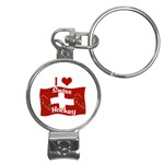 Swiss Hockey Nail Clippers Key Chain