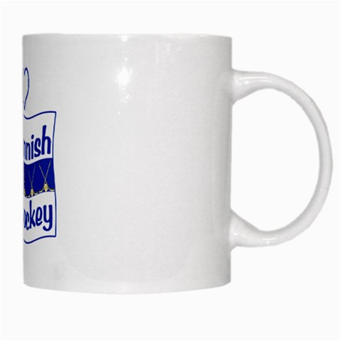 Finnish Hockey White Mug from ArtsNow.com Right