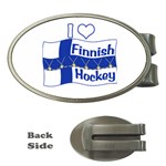 Finnish Hockey Money Clip (Oval)