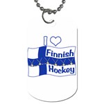 Finnish Hockey Dog Tag (Two Sides)