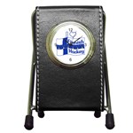 Finnish Hockey Pen Holder Desk Clock