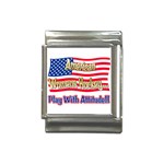 American Women s Hockey Italian Charm (13mm)