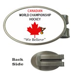 World Championship Hockey Money Clip (Oval)