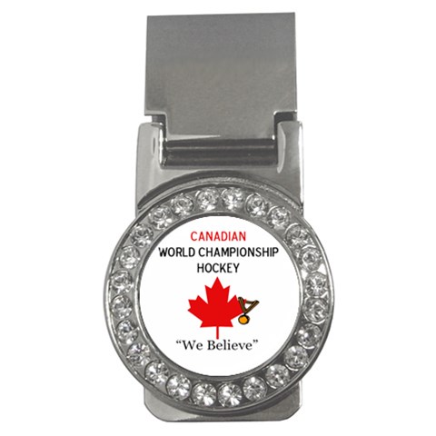 World Championship Hockey Money Clip (CZ) from ArtsNow.com Front