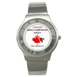 World Championship Hockey Stainless Steel Watch