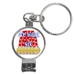 We Want Six Nail Clippers Key Chain