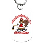 Canadian Beaver Dog Tag (One Side)