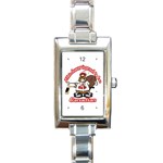 Canadian Beaver Rectangular Italian Charm Watch