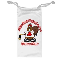 Canadian Beaver Jewelry Bag from ArtsNow.com Front