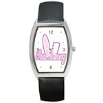 Puck Bunny 2 Barrel Style Metal Watch