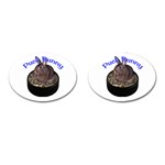 Puck Bunny 1 Cufflinks (Oval)