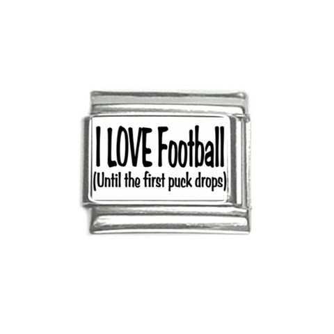 I LOVE Football Italian Charm (9mm) from ArtsNow.com Front