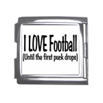 I LOVE Football Mega Link Italian Charm (18mm)