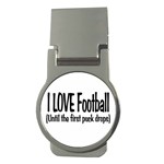 I LOVE Football Money Clip (Round)