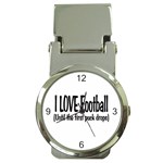 I LOVE Football Money Clip Watch