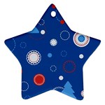 Christmas Pattern Tree Design Ornament (Star)