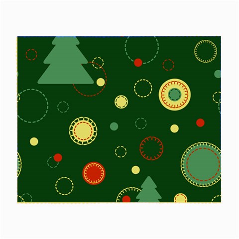 Christmas Pattern Tree Design Small Glasses Cloth from ArtsNow.com Front