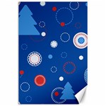 Christmas Pattern Tree Design Canvas 24  x 36 