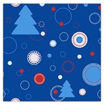 Christmas Pattern Tree Design Square Satin Scarf (36  x 36 )