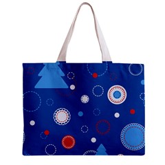 Christmas Pattern Tree Design Zipper Mini Tote Bag from ArtsNow.com Back