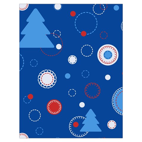 Christmas Pattern Tree Design Drawstring Bag (Large) from ArtsNow.com Front