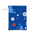 Christmas Pattern Tree Design Lightweight Drawstring Pouch (L)