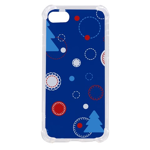 Christmas Pattern Tree Design iPhone SE from ArtsNow.com Front