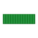 Green Christmas Tree Pattern Background Sticker Bumper (100 pack)