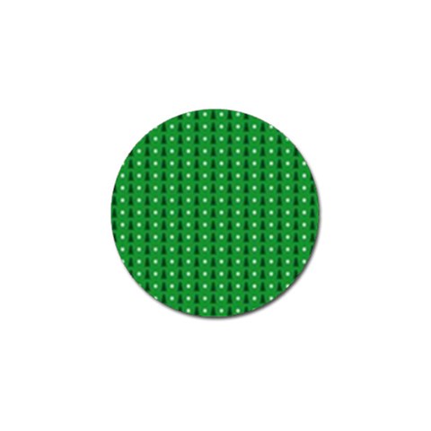 Green Christmas Tree Pattern Background Golf Ball Marker (4 pack) from ArtsNow.com Front