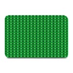 Green Christmas Tree Pattern Background Plate Mats