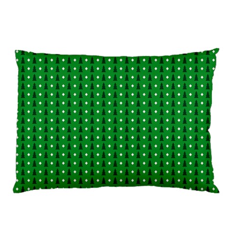 Green Christmas Tree Pattern Background Pillow Case from ArtsNow.com 26.62 x18.9  Pillow Case