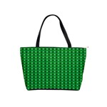 Green Christmas Tree Pattern Background Classic Shoulder Handbag